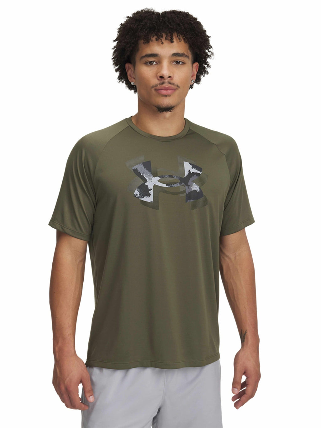 UNDER ARMOUR Тениска M TECH PRINT FILL SS