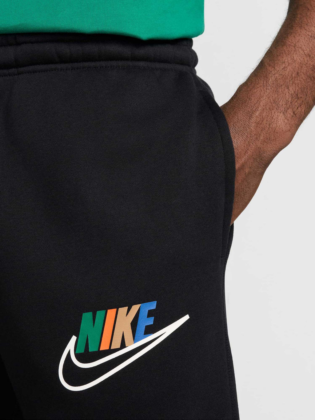 NIKE Спортно долнище M NK CLUB BB OH PNT FTURA BLCK