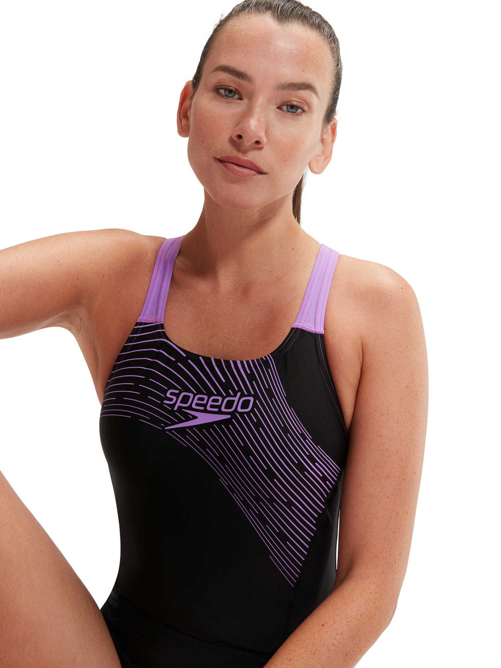 SPEEDO Цял бански MEDLEY LOGO MEDALIST AF