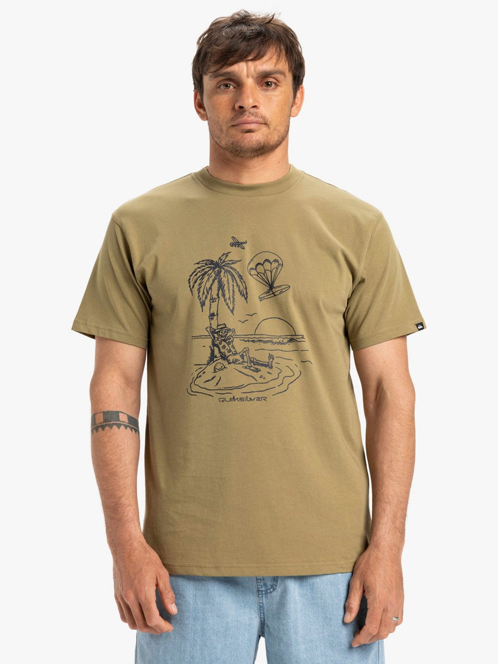 QUIKSILVER Тениска EV TUNED OUT SS