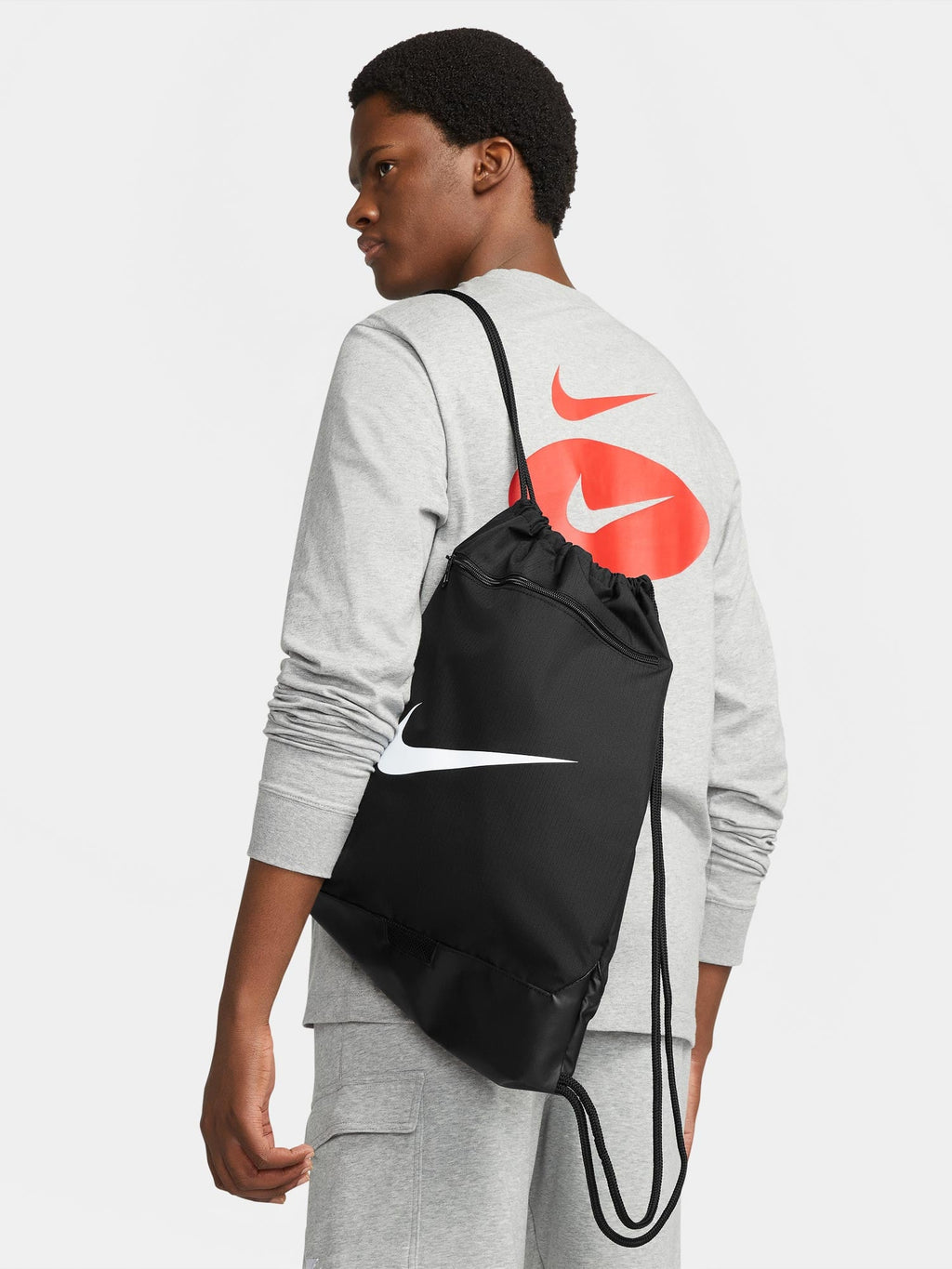 NIKE Мешка NK BRSLA DRAWSTRNG - 9 1/2 18L
