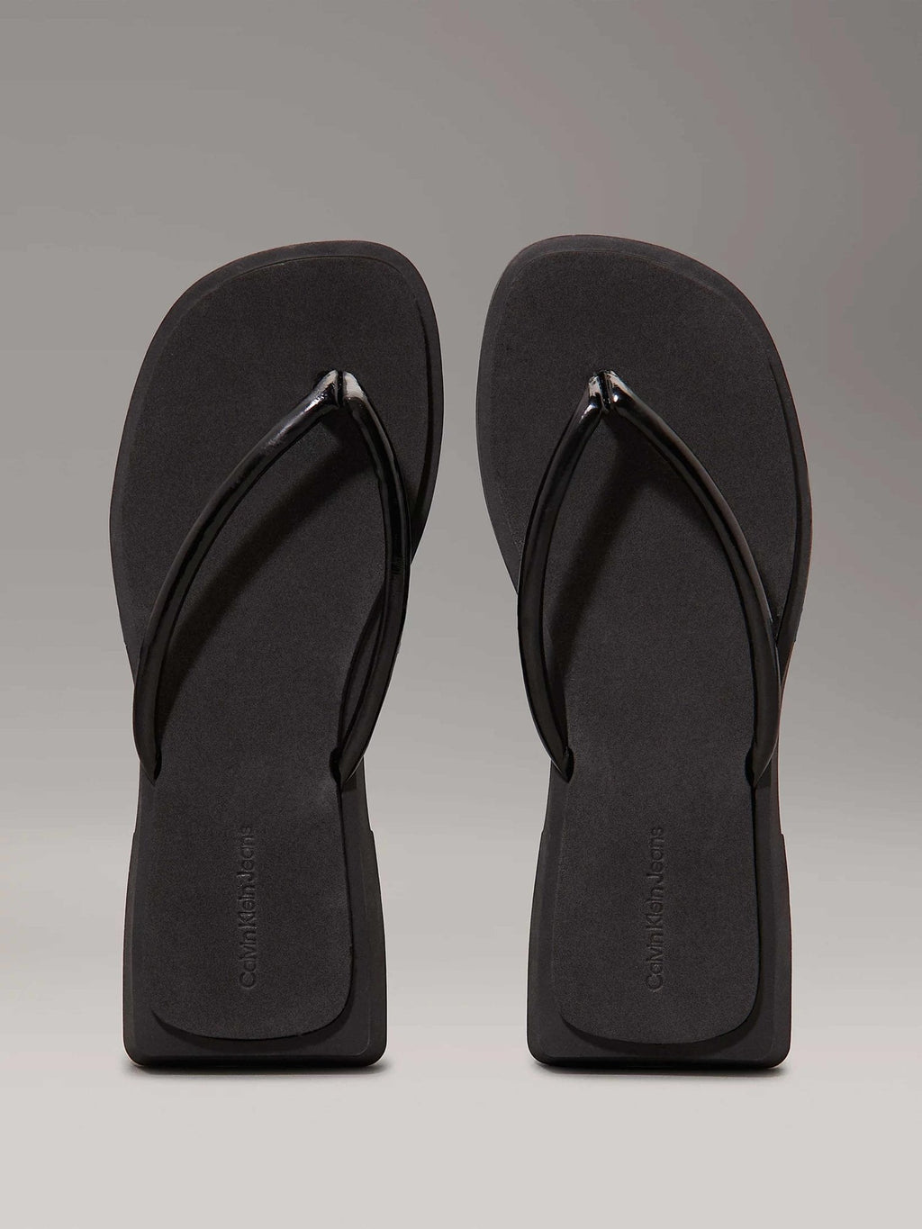Calvin Klein Jeans Джапанки SQ LOW WEDGE SANDAL STITCH