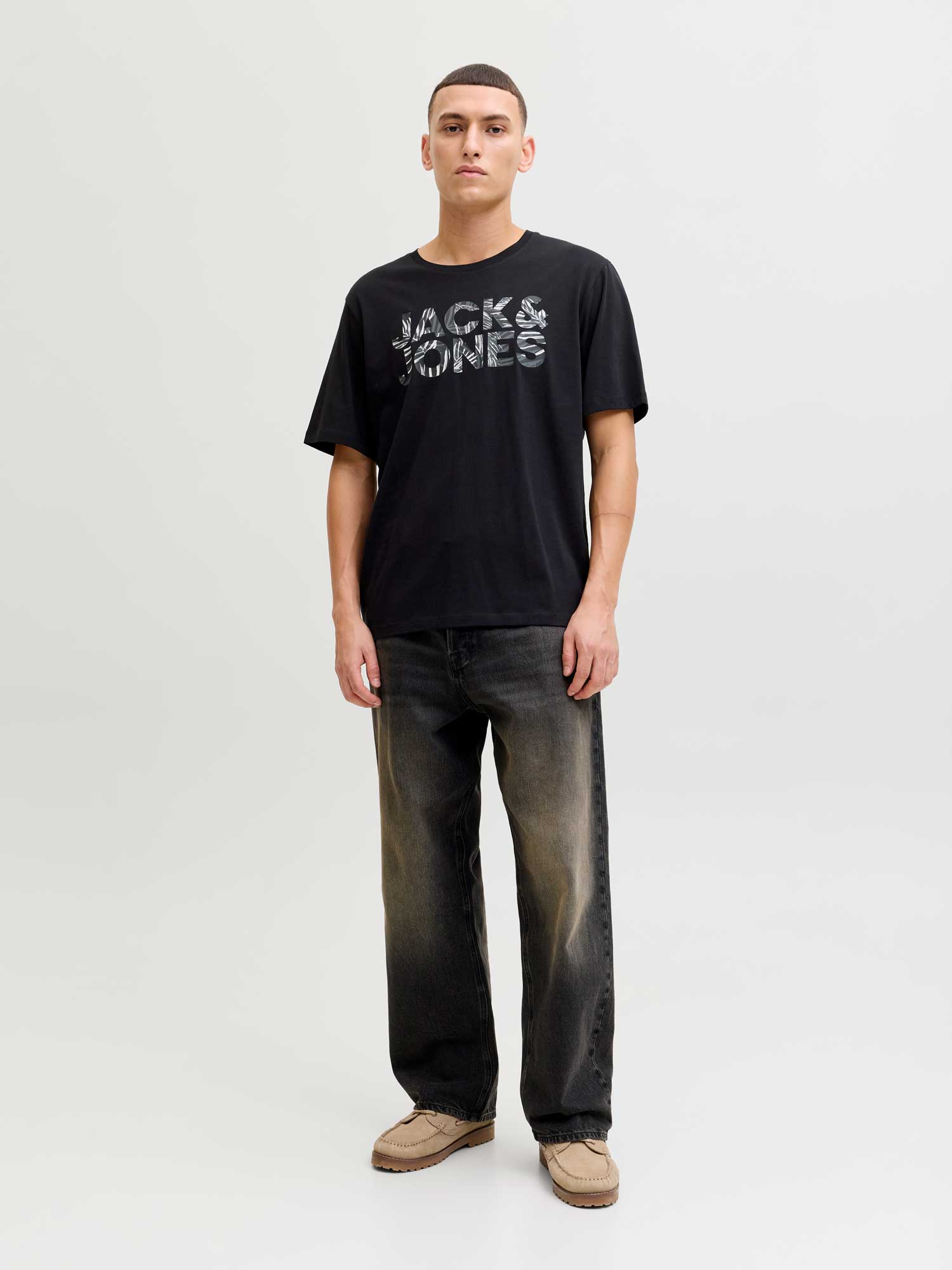 JACK & JONES Тениска JJEJEFF LOGO TEE SS SN