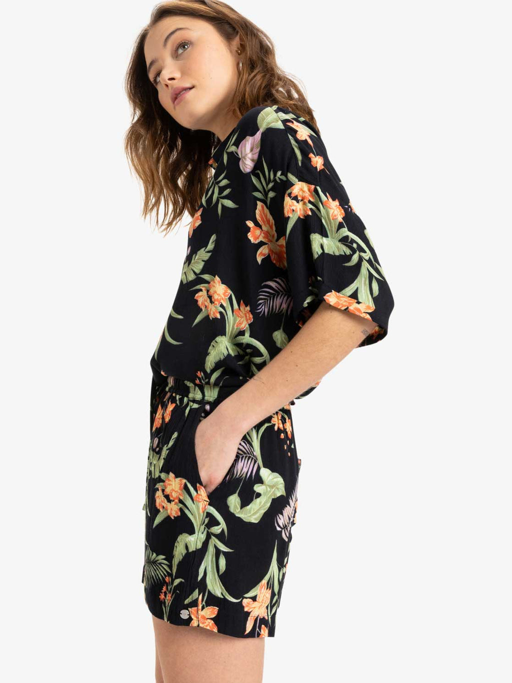 ROXY Къси панталони LEKEITIO BREAK HIGH PRINTED CR
