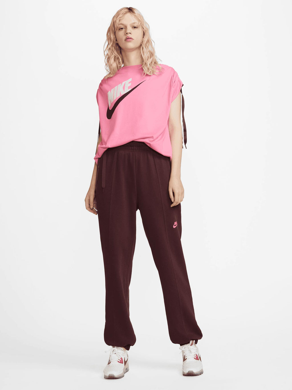 NIKE Спортно долнище W FT FLC OS DNC