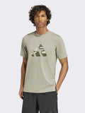 ADIDAS PERFORMANCE Тениска Train Essentials Camo Graphic Logo