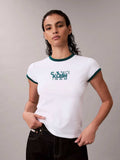 Calvin Klein Jeans Тениска SS 1968 GRAPHIC BABY TEE