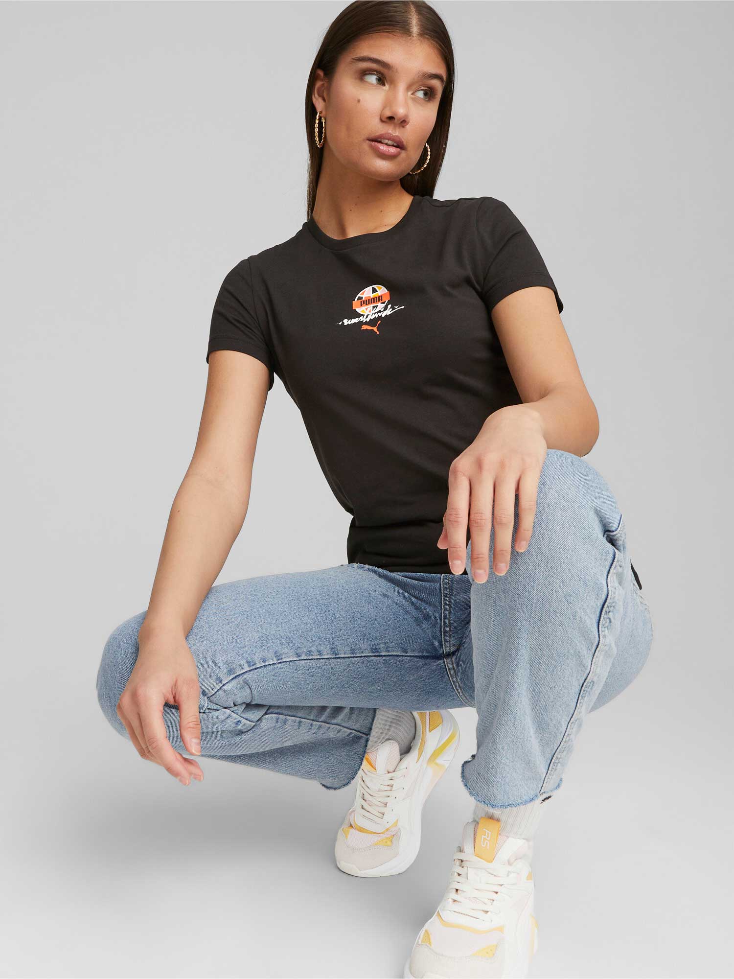 PUMA Тениска SWxP WORLDWIDE Graphic