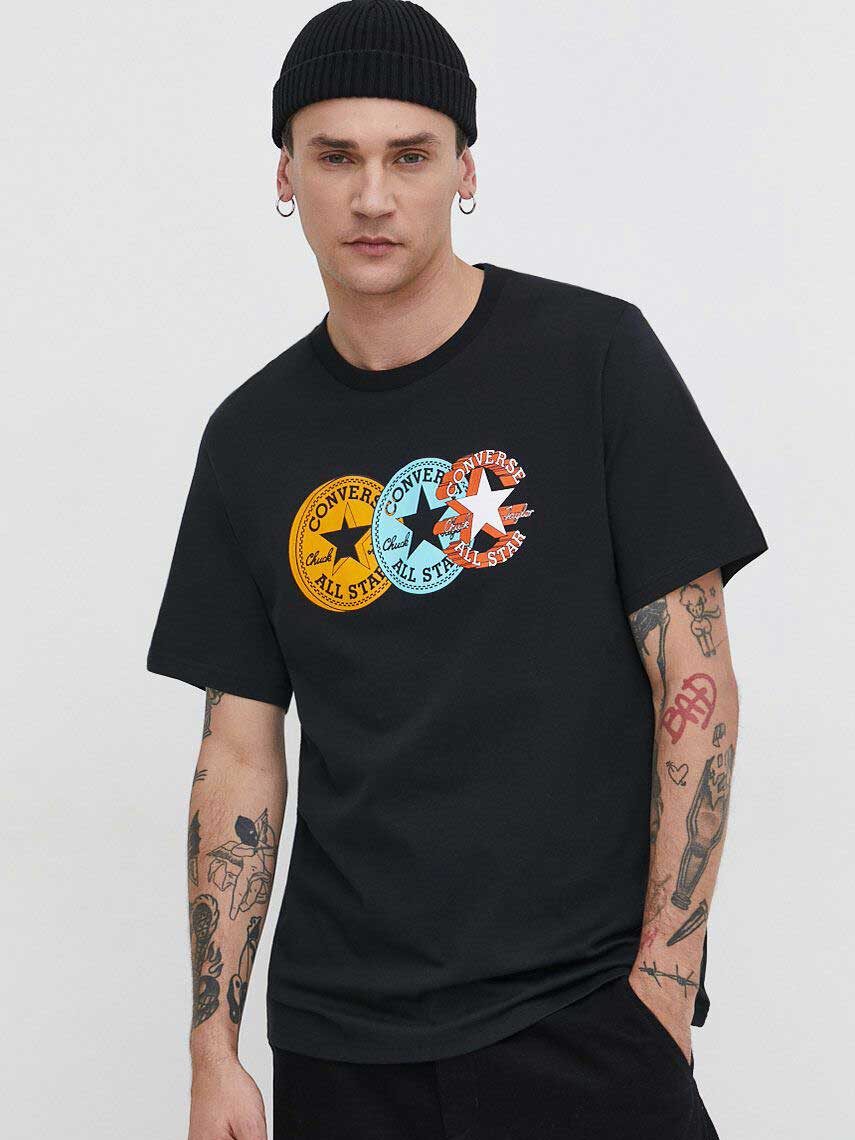 CONVERSE Тениска CHUCK PATCH DISTORT TEE