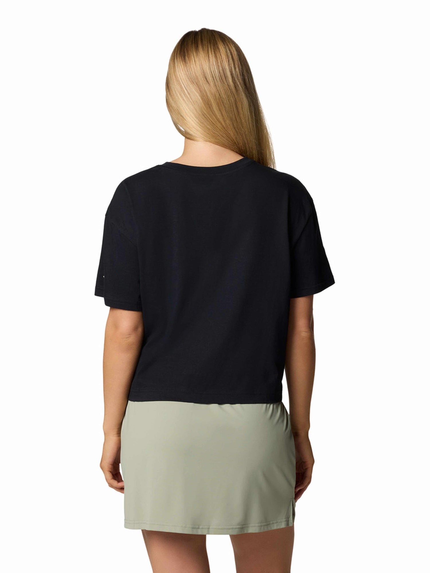 COLUMBIA Тениска Rolling Bend Graphic Relaxed Crop SS