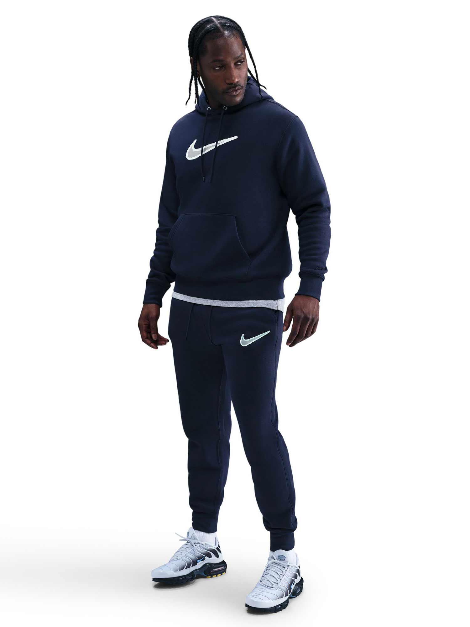 NIKE Спортно долнище M NK CLUB BB JGGR NEO VARSITY