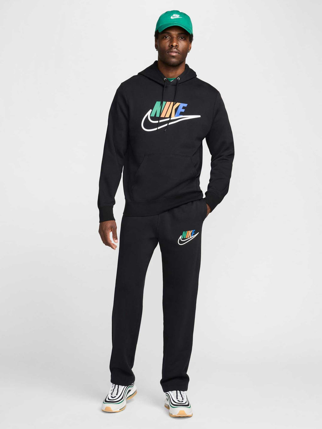 NIKE Спортно долнище M NK CLUB BB OH PNT FTURA BLCK