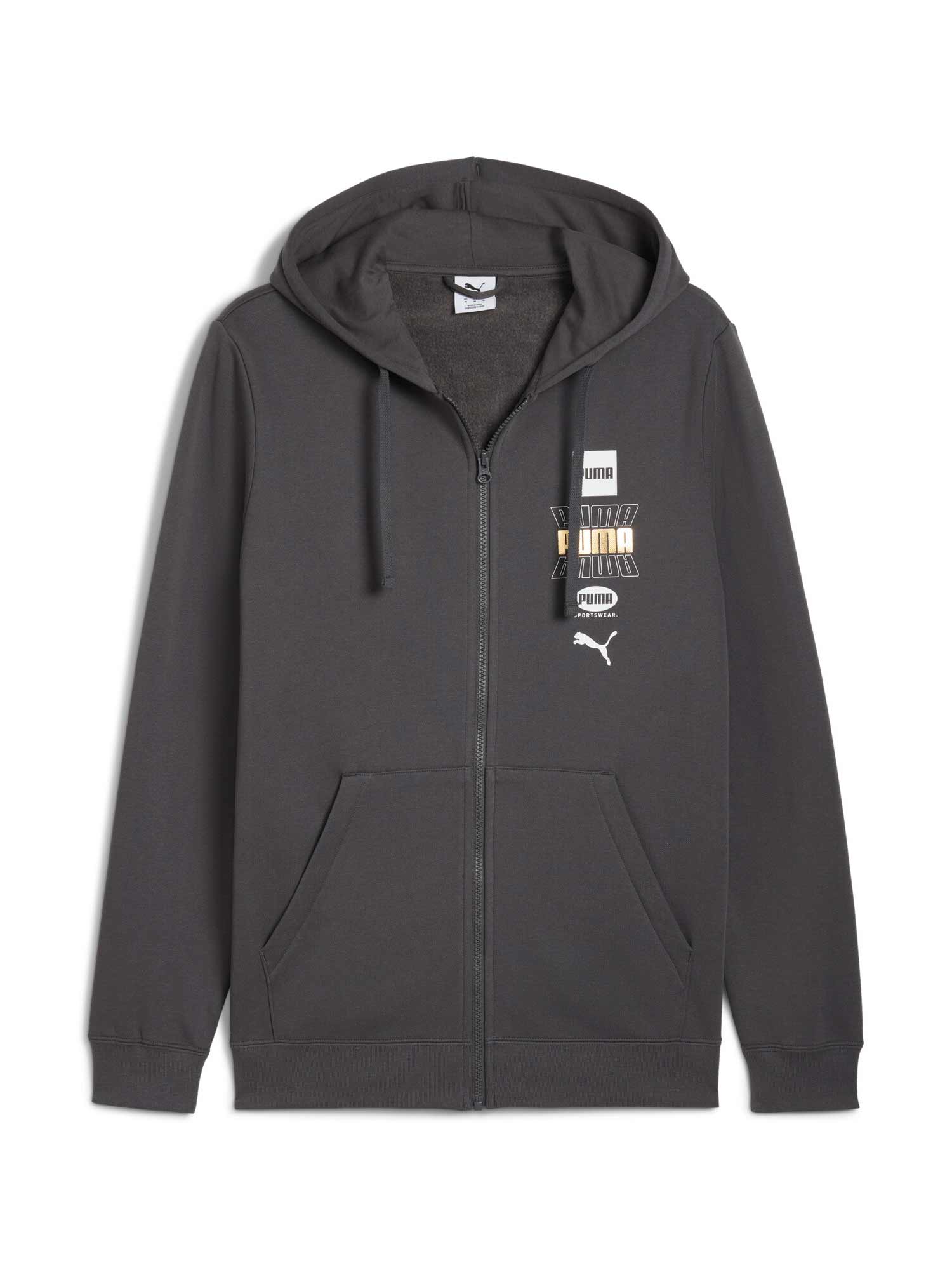 PUMA Суитшърт ESS LOGO LAB Holiday FZ Hoodie FL