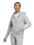 ADIDAS SPORTSWEAR Суитшърт Essentials Linear Full-Zip French Terry