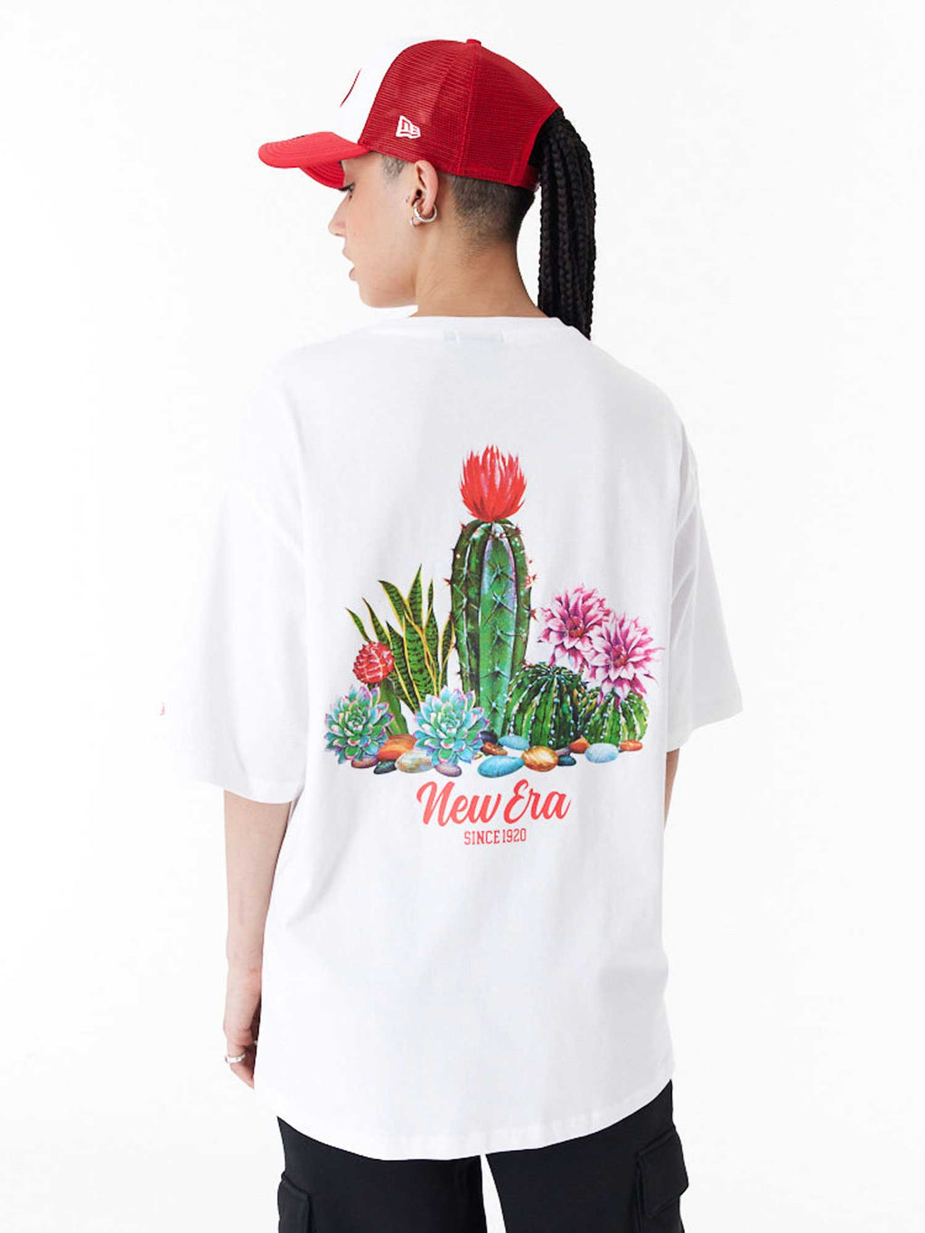 NEW ERA Тениска NE CACTUS GRPHC OS TEE