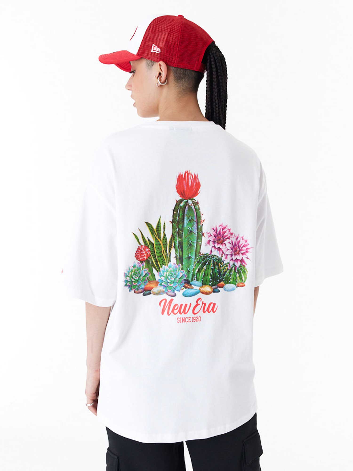 NEW ERA Тениска NE CACTUS GRPHC OS TEE