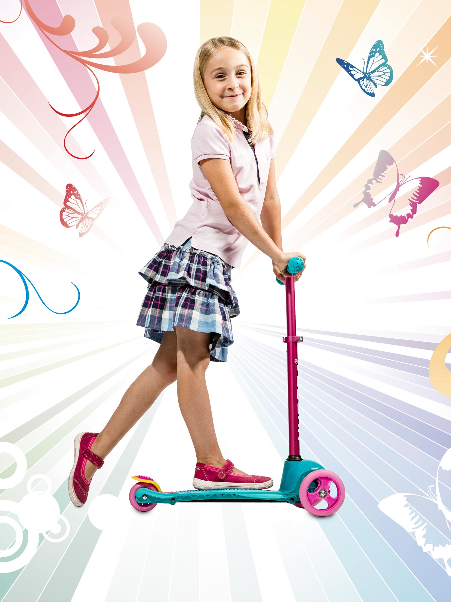 HUDORA Тротинетка Flitzkids 2.0