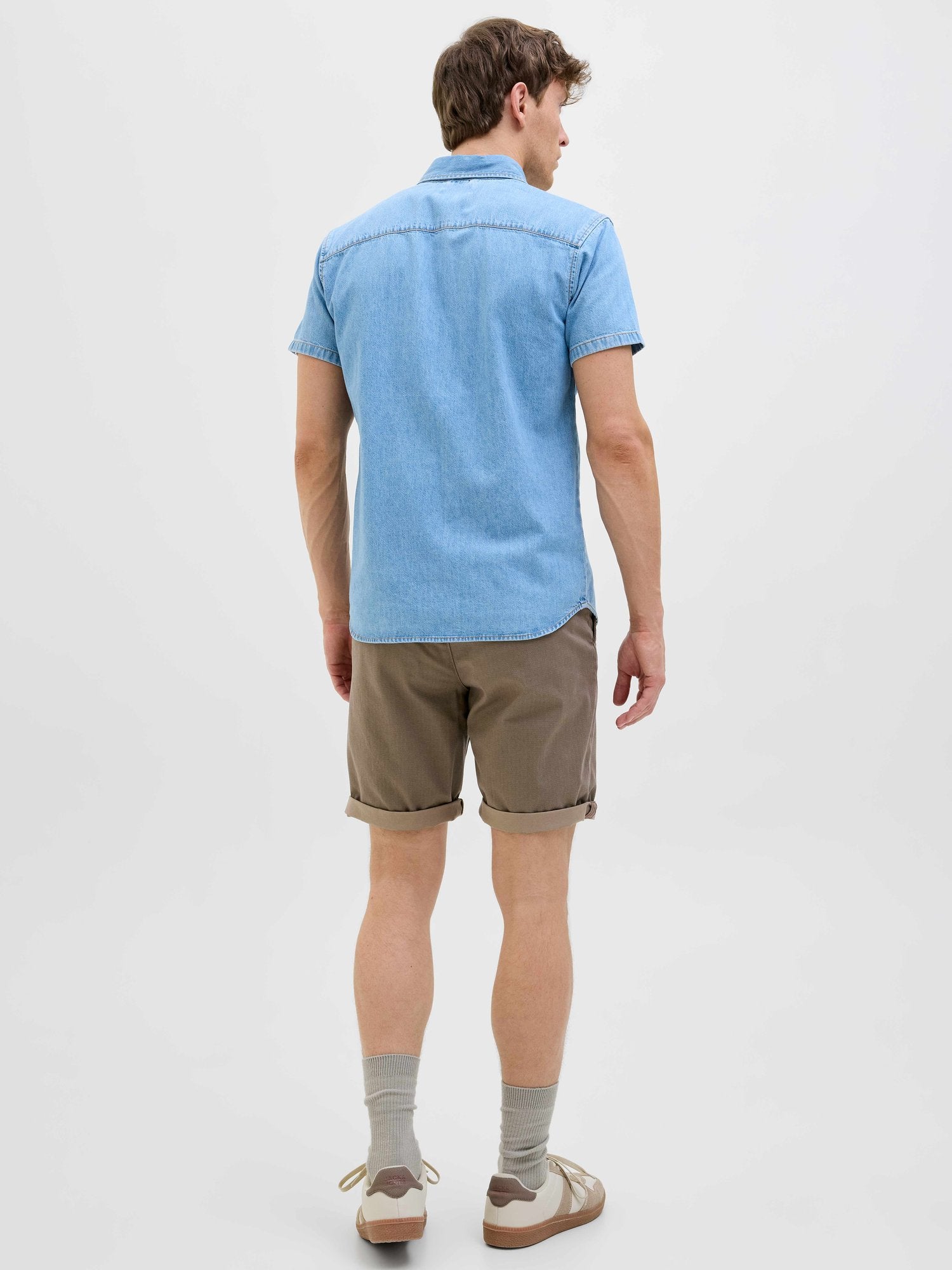 JACK & JONES Къси панталони JPSTBOWIE SHORTS SA PRINTED MID SN