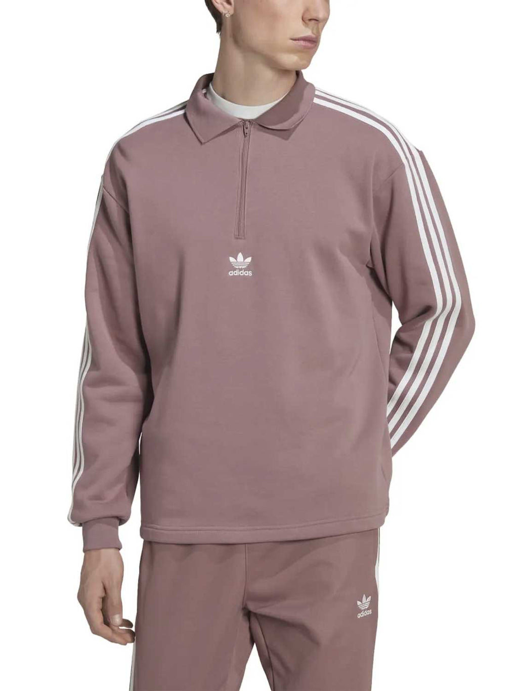 ADIDAS Блуза Adicolor 3-Stripes Long Sleeve Polo