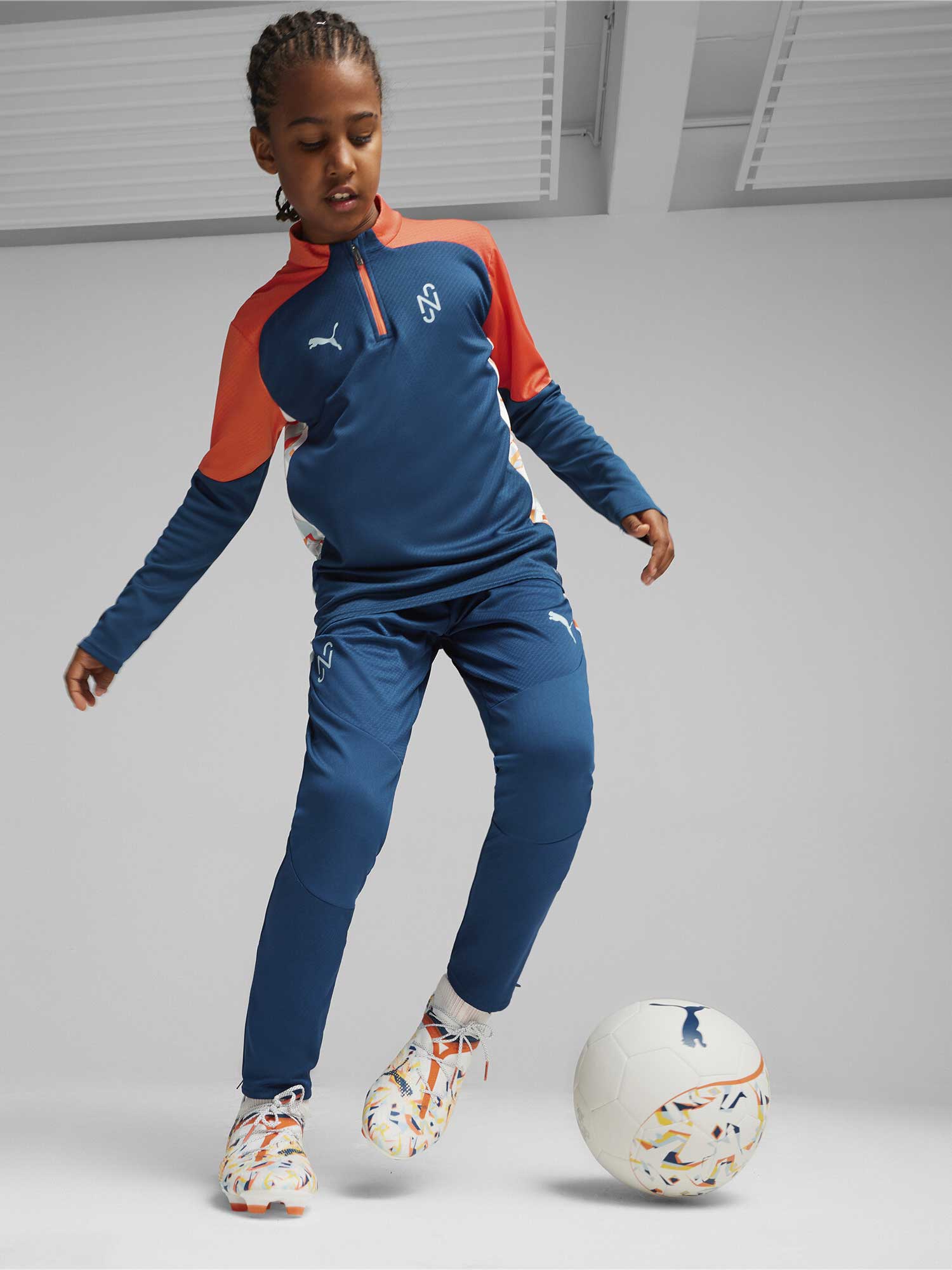PUMA Блуза Neymar JR Creativity 1/4 Zip Top Jr