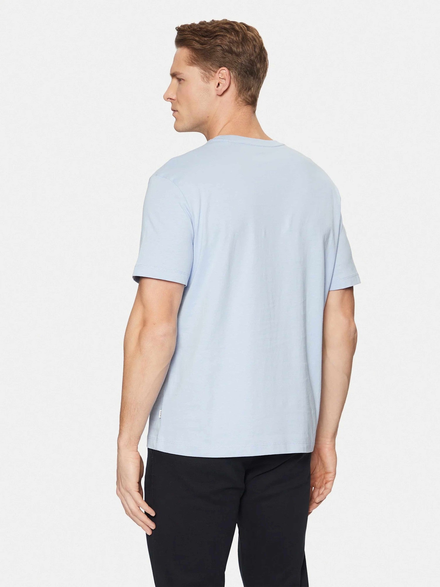 GUESS JEANS Тениска GJ SS CN REG AMERICAN TRAD TEE