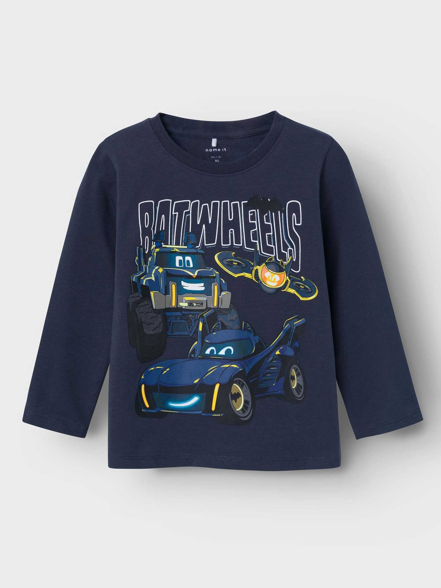 NAME IT Блуза NMMJERANO BATWHEELS LS TOP WAB