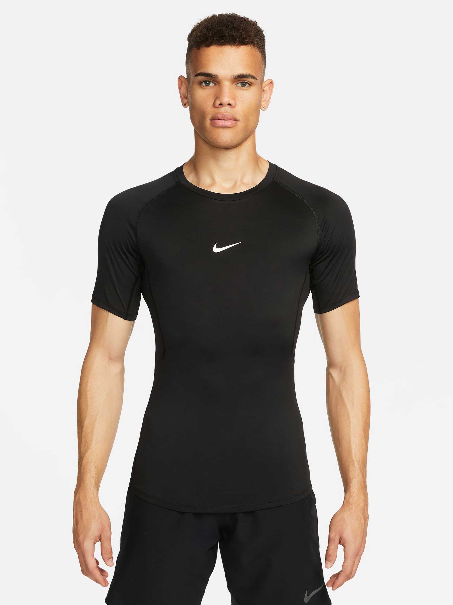 NIKE Тениска M NP DF TIGHT TOP SS