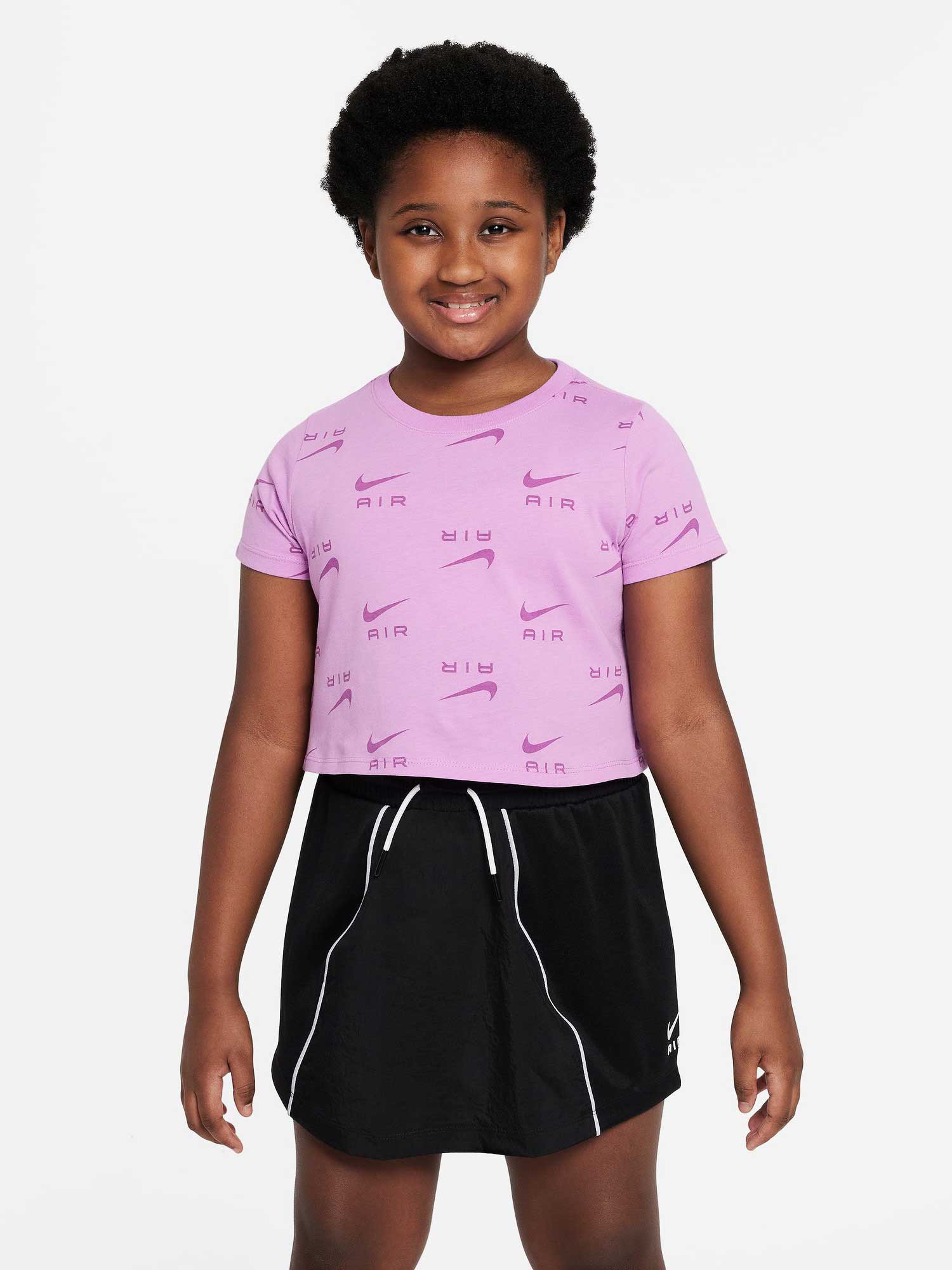 NIKE Тениска G NSW CROP AIR AOP