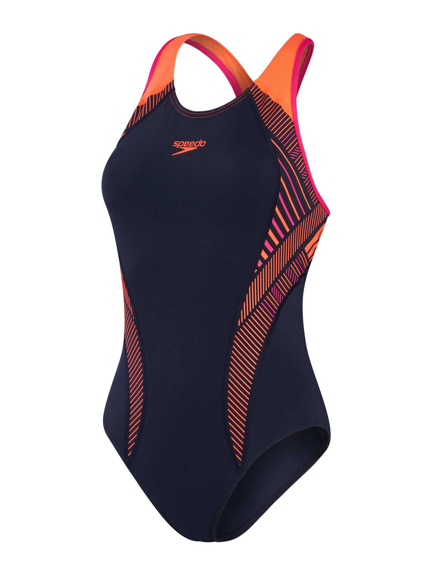 SPEEDO Цял бански WOMENS PLACEMENT LANEBACK