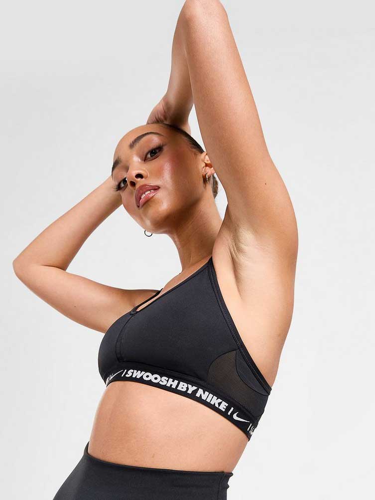 NIKE Спортен сутиен W NK DF INDY BRA GLS