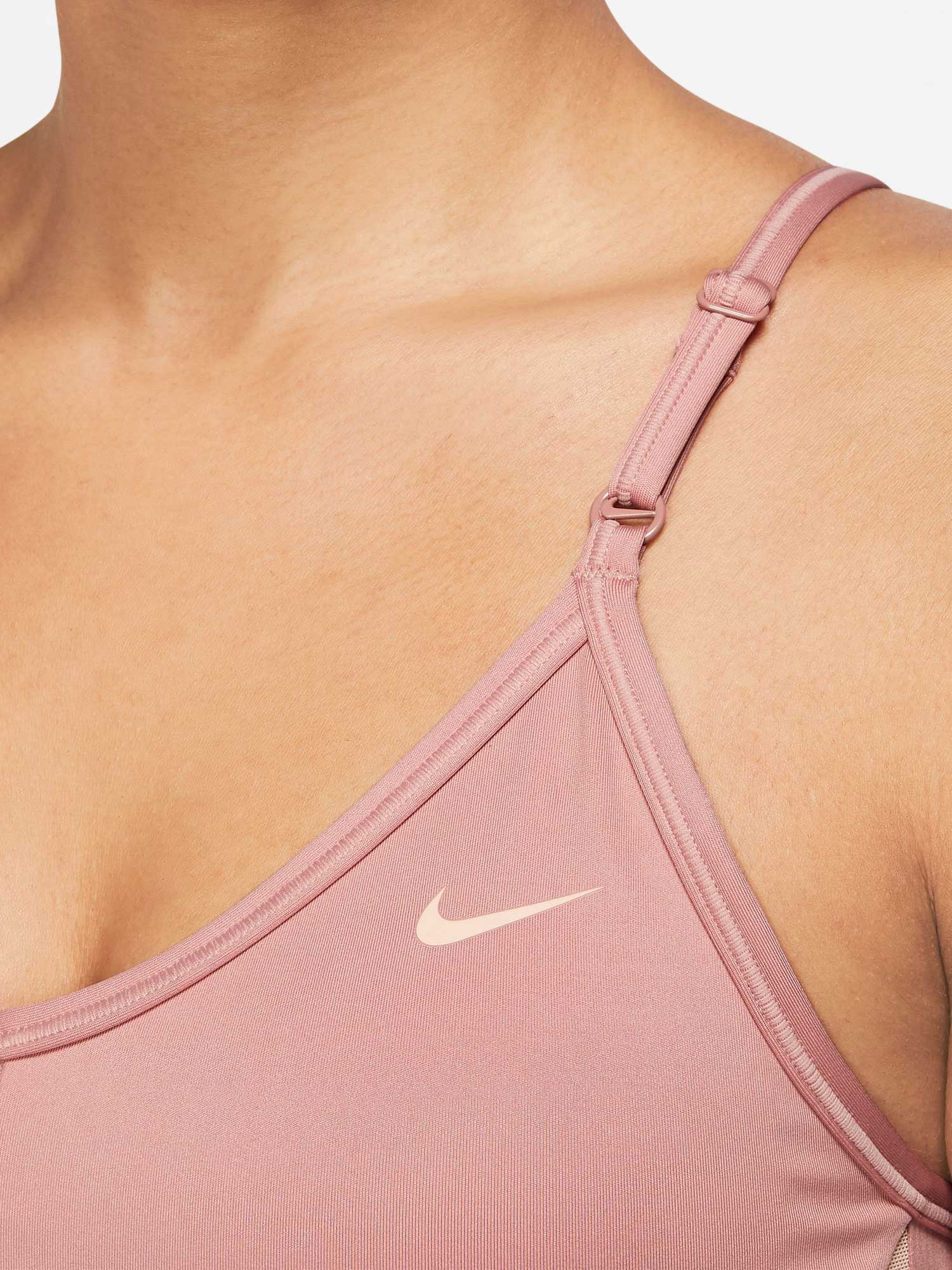 NIKE Спортен сутиен W NK INDY V-NECK BRA