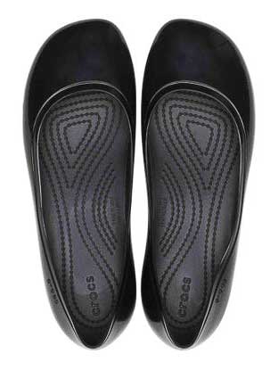 CROCS Обувки BROOKLYN HIGH SHINE FLAT 209661