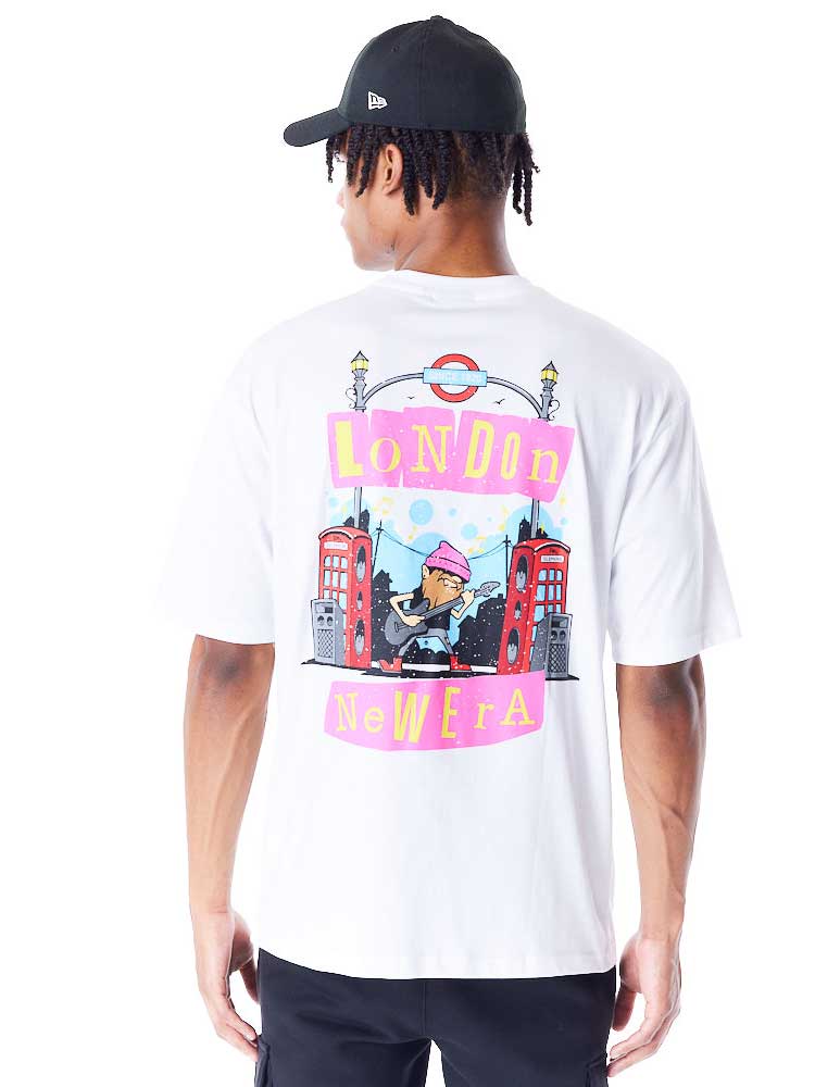 NEW ERA Тениска NE LOCATION GRPHC OS TEE