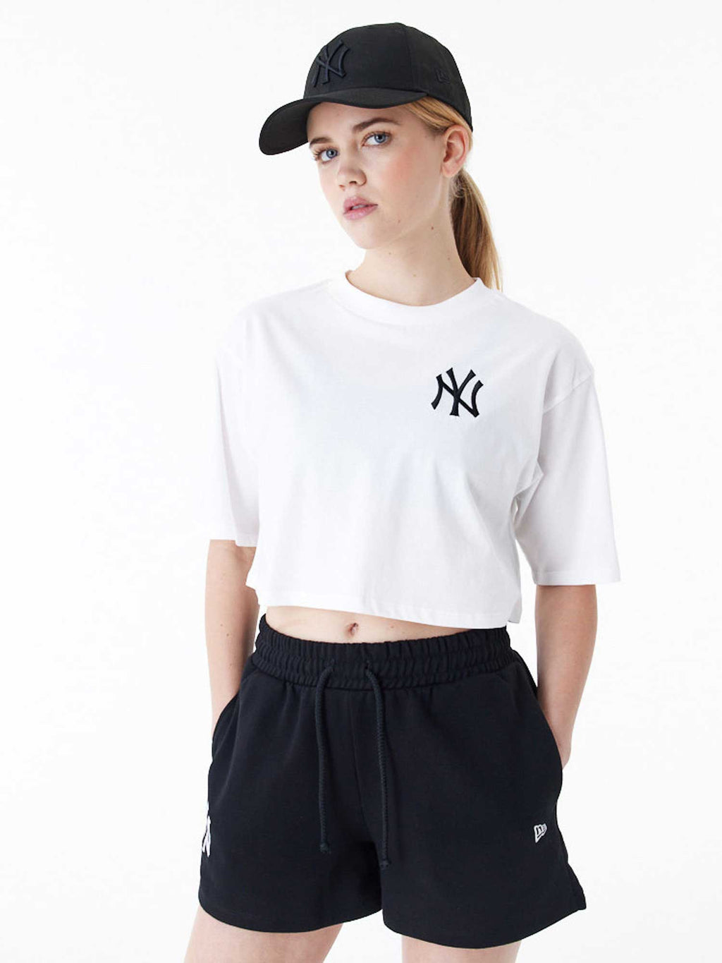 NEW ERA Тениска MLB LE CROP TEE NEYYAN