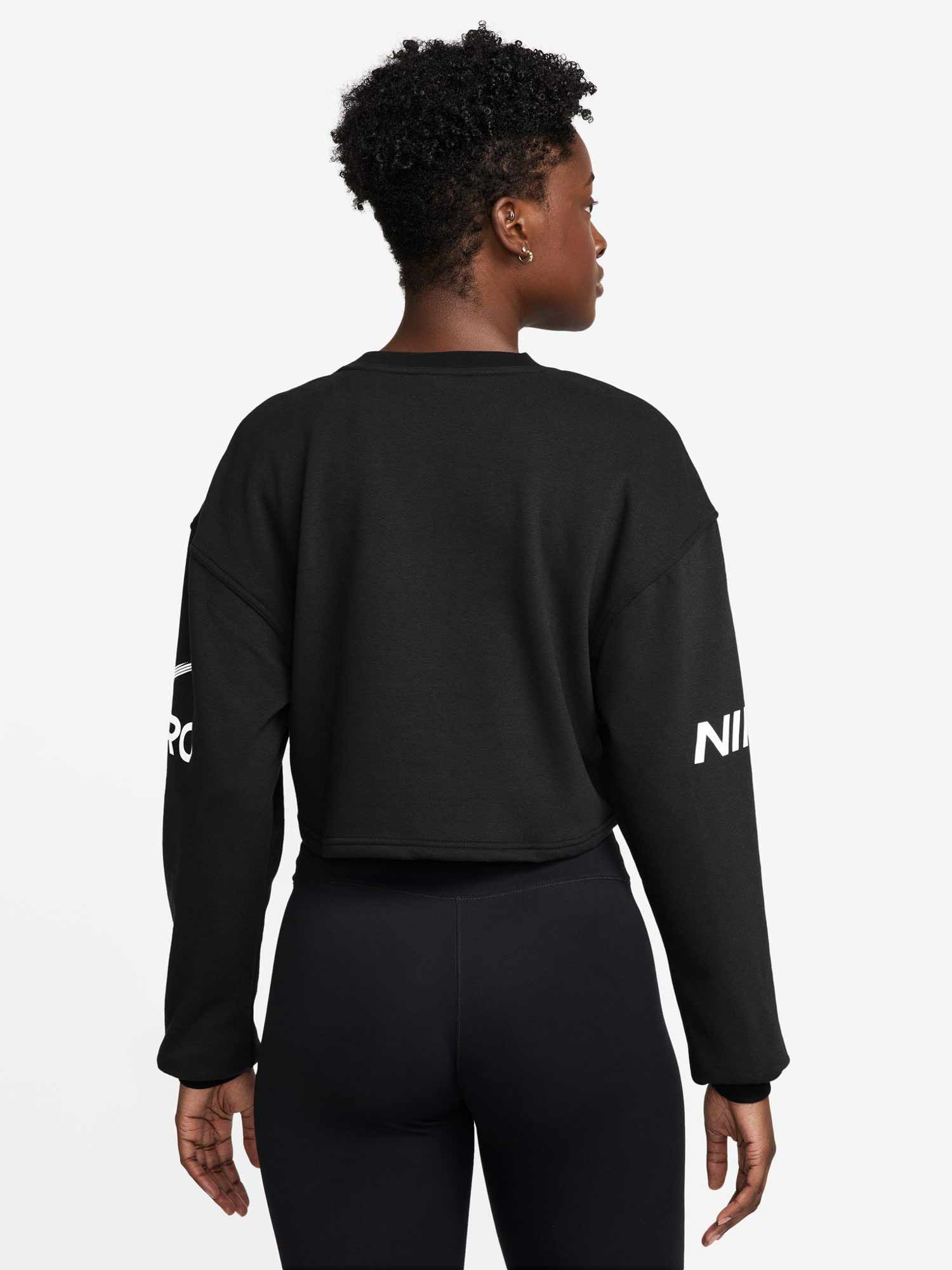 NIKE Блуза W NP DF FLC CREW TT GRX