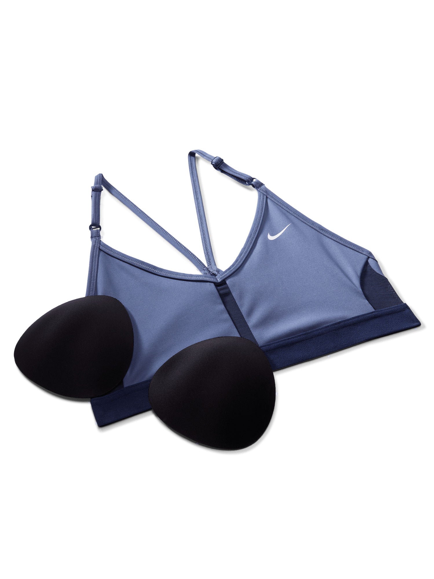NIKE Спортен сутиен W NK INDY V-NECK BRA