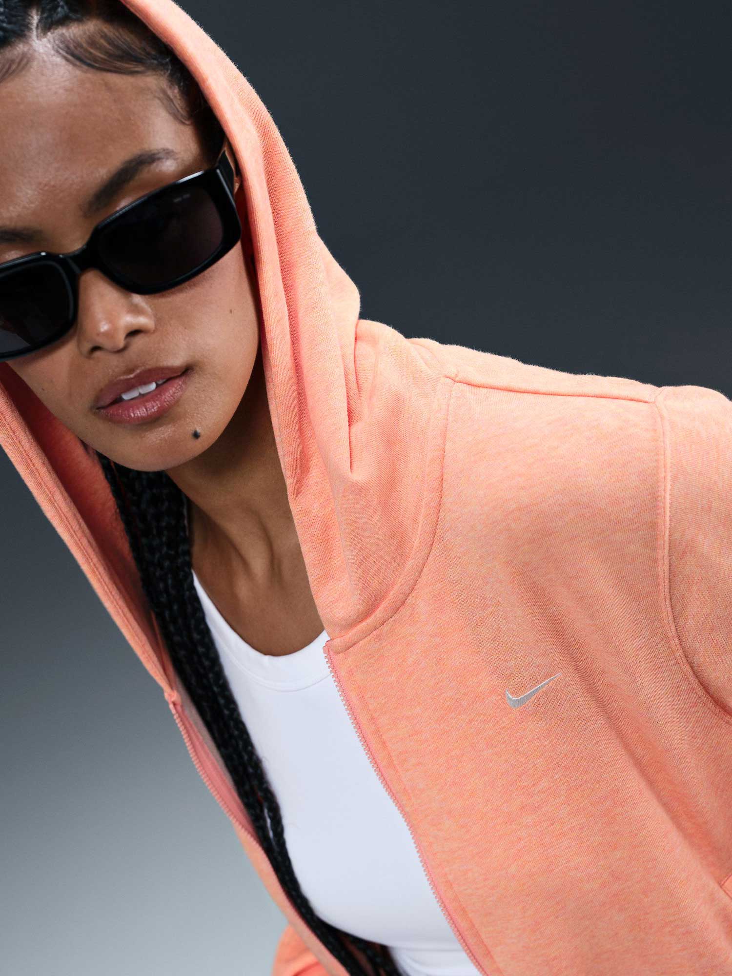 NIKE Суитшърт W NSW NK CHLL FT FZ HDY