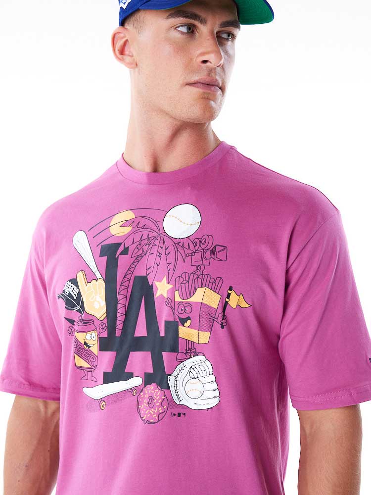 NEW ERA Тениска MLB FOOD GRPHC OS TEE LOSDOD