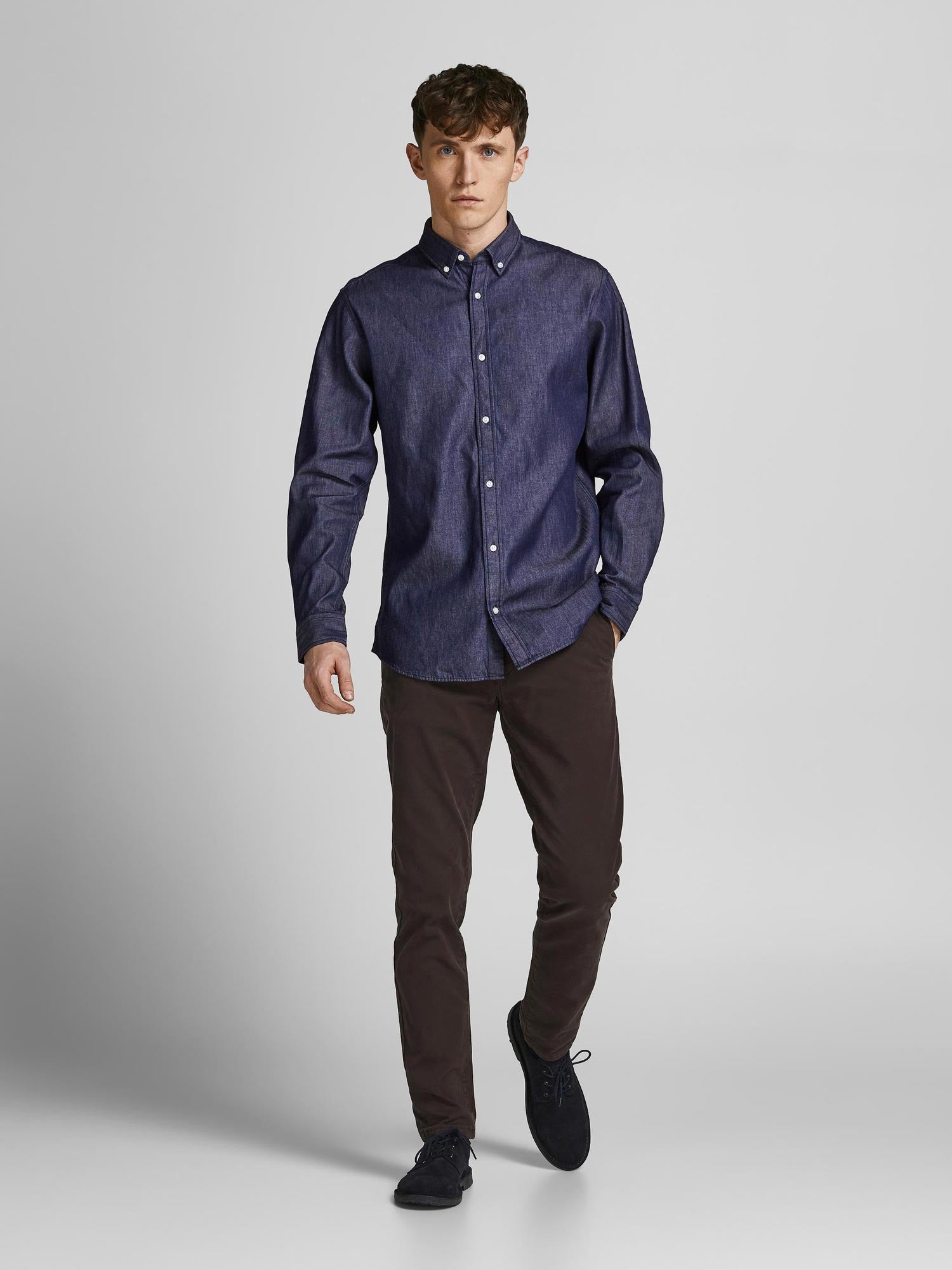 JACK & JONES Риза JWHPLAIN