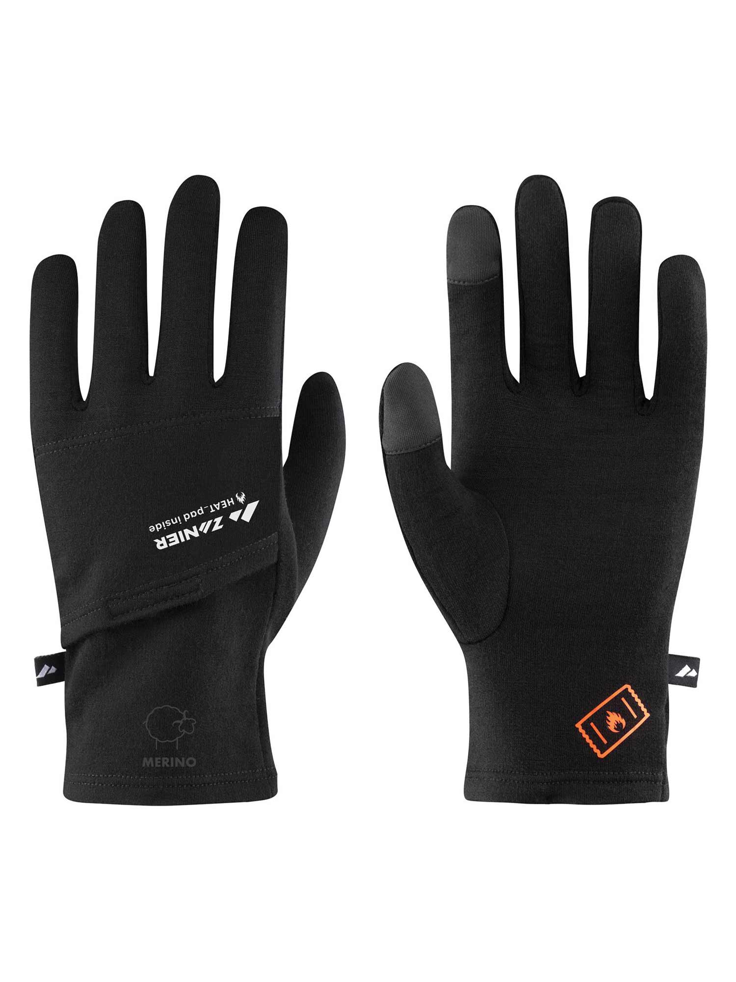 ZANIER Ръкавици HEAT PADS MERINO LINTER TOUCH