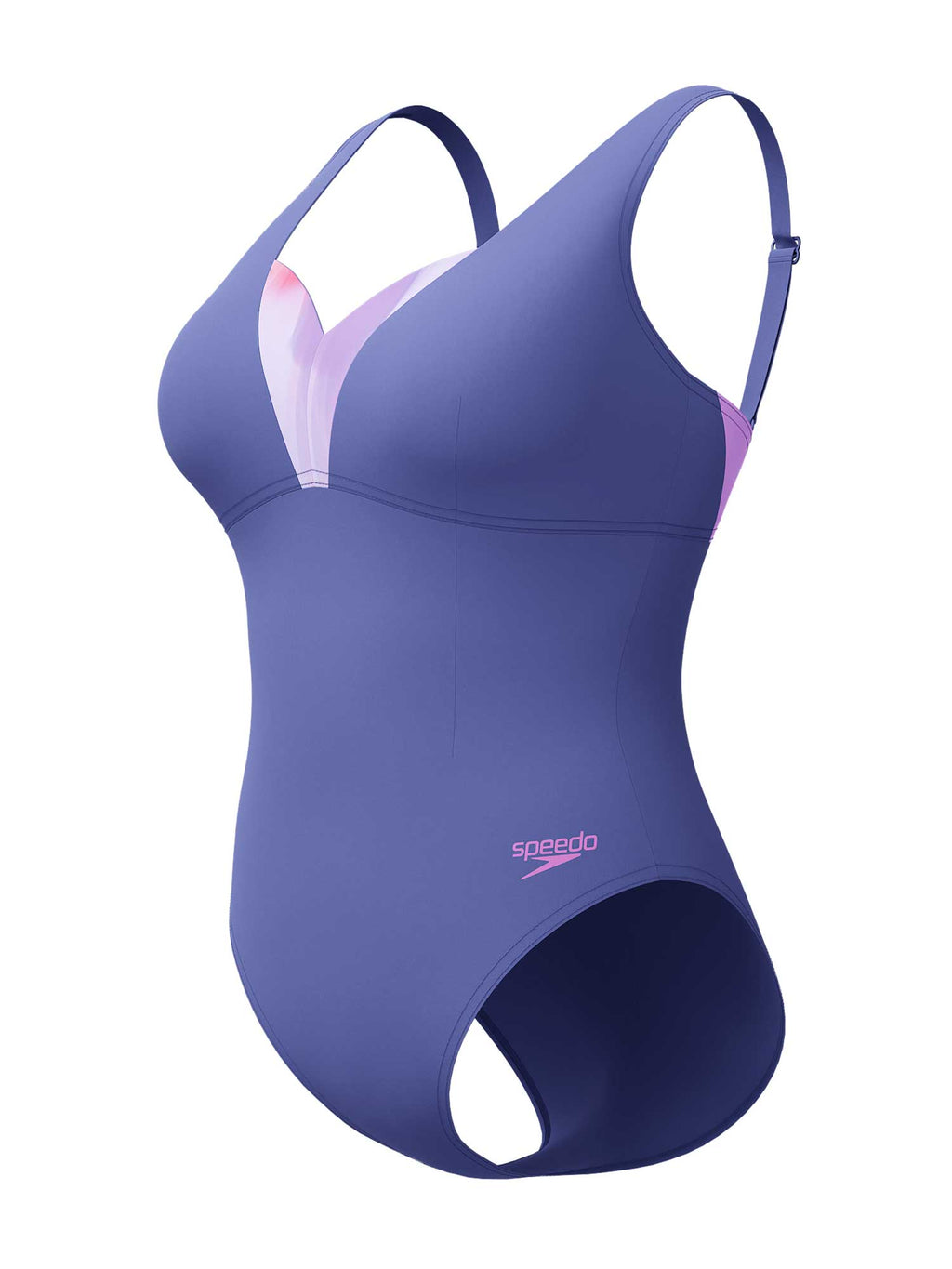 SPEEDO Цял бански WOMENS SHAPING PRINTED OPUSGEM