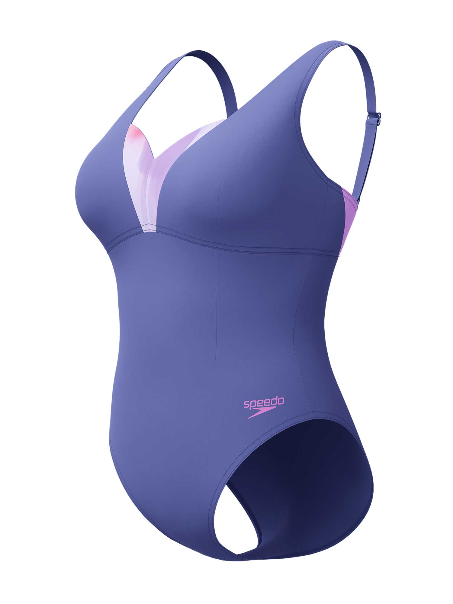 SPEEDO Цял бански WOMENS SHAPING PRINTED OPUSGEM