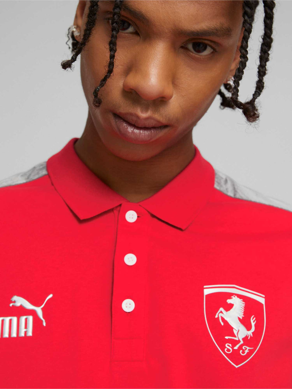 PUMA Тениска Ferrari Race MT7 Monochrome Polo
