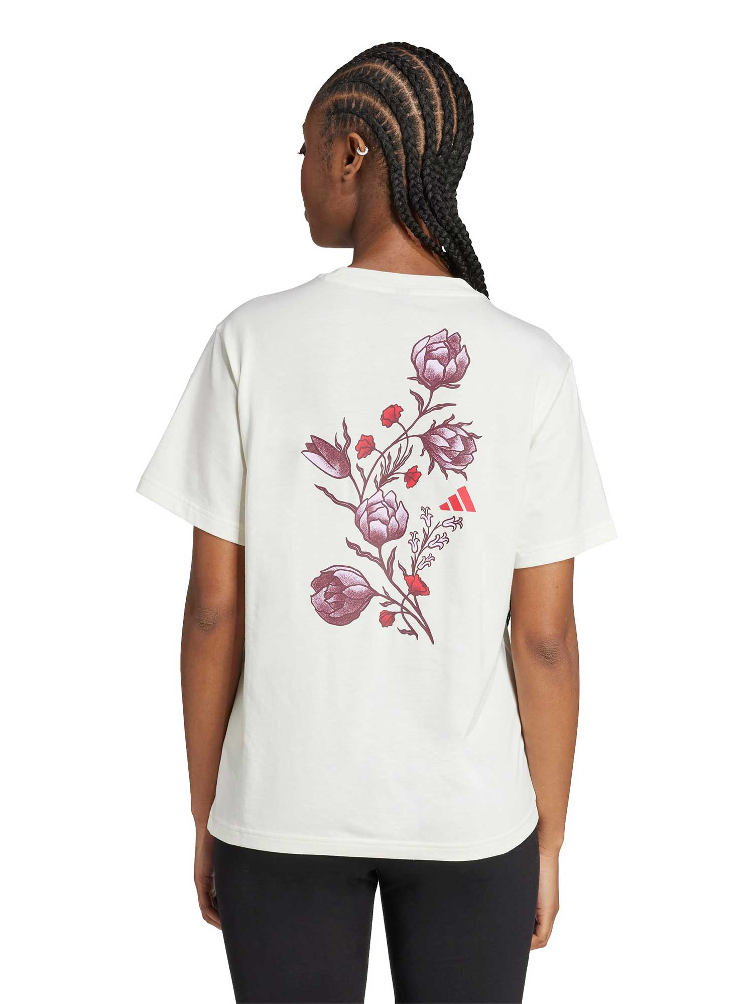 ADIDAS SPORTSWEAR Тениска Tiro Floral Graphic T-Shirt