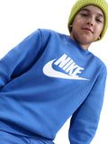 NIKE Блуза K NSW CLUB FLC CREW LS HBR