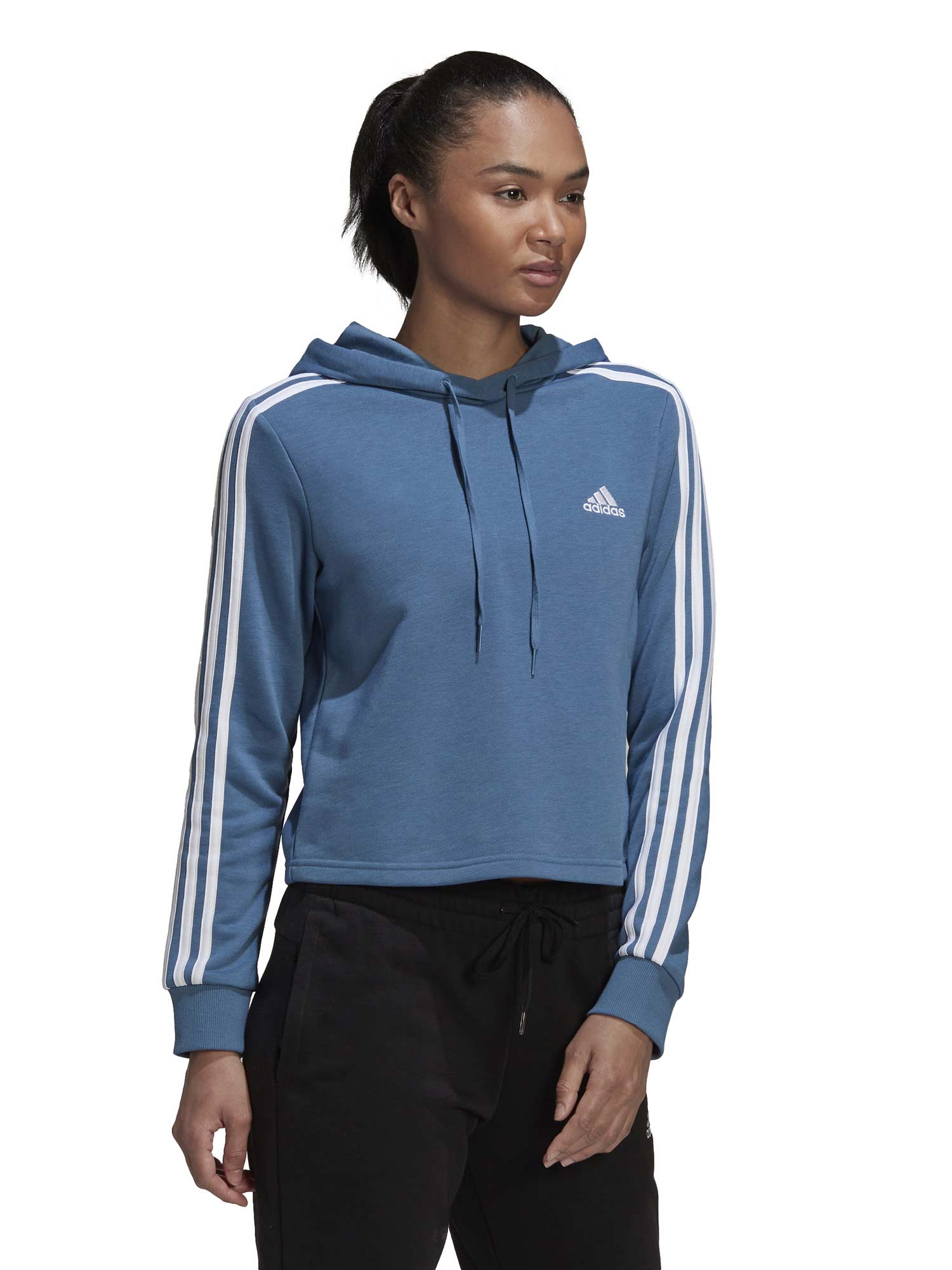 ADIDAS SPORTSWEAR Суитшърт Essentials 3-S Cropped