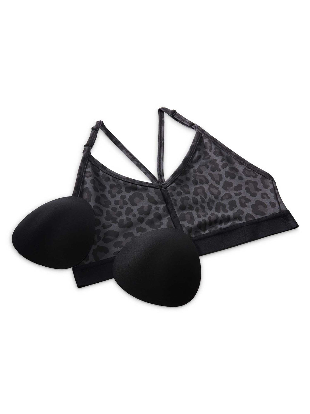 NIKE Спортен сутиен W DF INDY V-NECK LPRD BRA