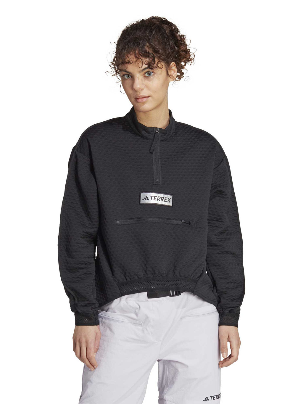 ADIDAS PERFORMANCE Блуза Terrex Utilitas Half-Zip Fleece Jacket