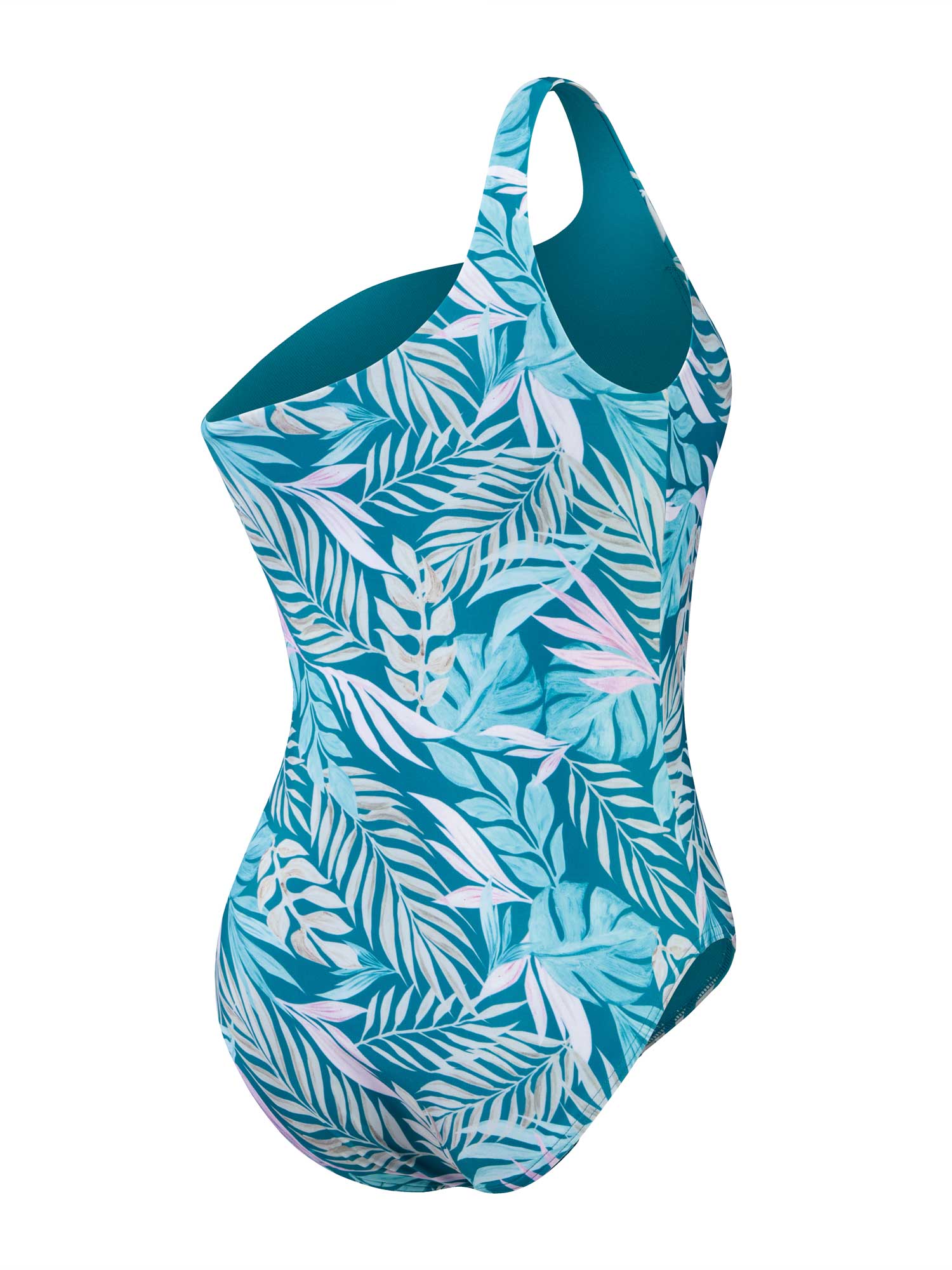 SPEEDO Цял бански WOMENS PRINTED ASYMETRIC