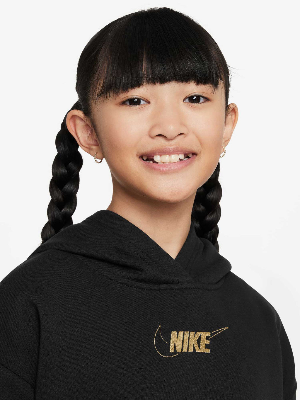 NIKE Рокля G NSW CLUB FLC HDY DRSS SHNE